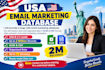 provide 2 million USA email marketing list database