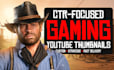 design clickable gaming youtube thumbnails