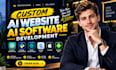 develop ai website ai web application ai saas app ai software development ai app