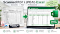 convert scanned pdf or jpg tables into excel