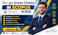 increase and backdate google scholar citations in peer reviewed indexed journal