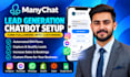build a manychat lead generation chatbot