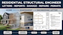 residential, home structural engineer letters and assessment reports for permits