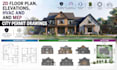design architectural blueprint, autocad drafting and city permit drawings