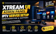 build xtream ui admin panel, iptv server setup, configuration