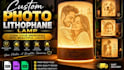 create a custom 3d printed lithophane lamp from your photo