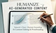 humanize and edit ai generated content