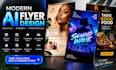 modern ai flyer design