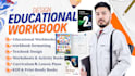 design workbooks, textbooks, worksheets, kdp formatting, kids workbook
