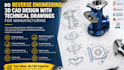 do reverse engineering 3d cad design with technical drawings for manufacturing