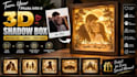 create a personalized 3d shadow box from your photo