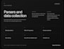 develop a parser for data analytics