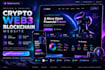 design develop premium crypto web3 blockchain website react