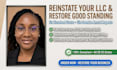 reinstate llc and restore business good standing