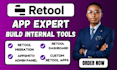 build retool apps, internal tools, ai automation graphql apis, fix retool webapp