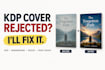 fix error rejected book cover, resize amazon kdp ingramspark rejected cover