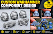 create custom warhammer miniature conversion parts and stl upgrades