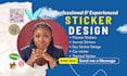 create custom sticker designs and unique sticker illustrations