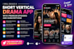 build a short vertical drama app with premium episodes and subscriptions