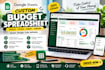 design editable excel google sheets budget spreadsheet invoice templates