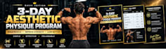 create an aesthetic physique workout plan for muscle growth