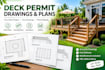 create deck design, plans and permit drawing sets