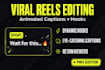 viral reels and tiktoks with animated captions
