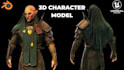sculpt 3d custom realistic model for game and animation
