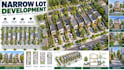 design narrow lot development planning layouts residential site concepts