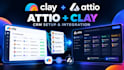 set up attio crm, integrate it with clay com