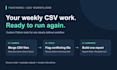 automate your recurring CSV cleanup and sales summary