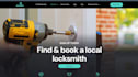design wix locksmith website residential locksmith commercial locksmith website
