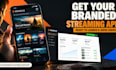 develop your iptv app, ott app, smart tv app and android tv app