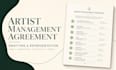 draft a professional artist management and representation agreement
