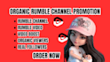 do rumble video rumble channel promoton rumble followers