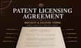 draft a patent licensing and royalty agreement