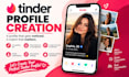 create and optimize a professional tinder dating profile