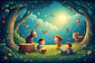 create print ready childrens book illustrations