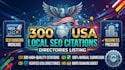 do 350 USA SEO citations and directories