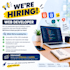 design a professional hiring poster for your web developer job