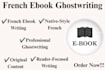 ghostwrite your high quality french ebook