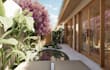 tropical villa architectural design and 3d rendering