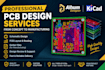 design schematic, layout for pcb in kicad