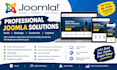 build a joomla website design and landing page  joomla cms website development