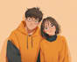 draw a couple with animestyle