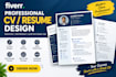 design a professional CV