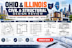 ohio illinois civil structural design review