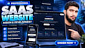 design a modern saas software website web design