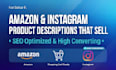 write amazon and instagram product descriptions