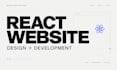 design and build a responsive react landing page